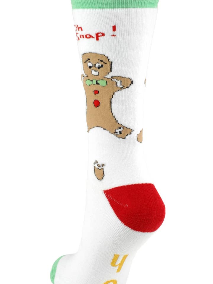 Tree Buddees – wholesale Strumpor - Unisex – Unisex vuxen - Oj då! Roliga pepparkaksgubbe julsockor