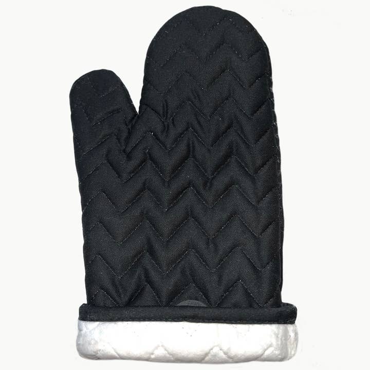 home mart goods - Wholesale Oven mitt/pot holder - Black Heat Resistant Soft Quilted Oven Mitts With Silicone5