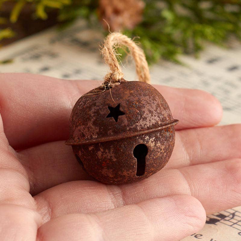Factory Direct Craft - Wholesale Ornament Set - 1-1/4" Rustic Sleigh Jingle Bell Ornament 1