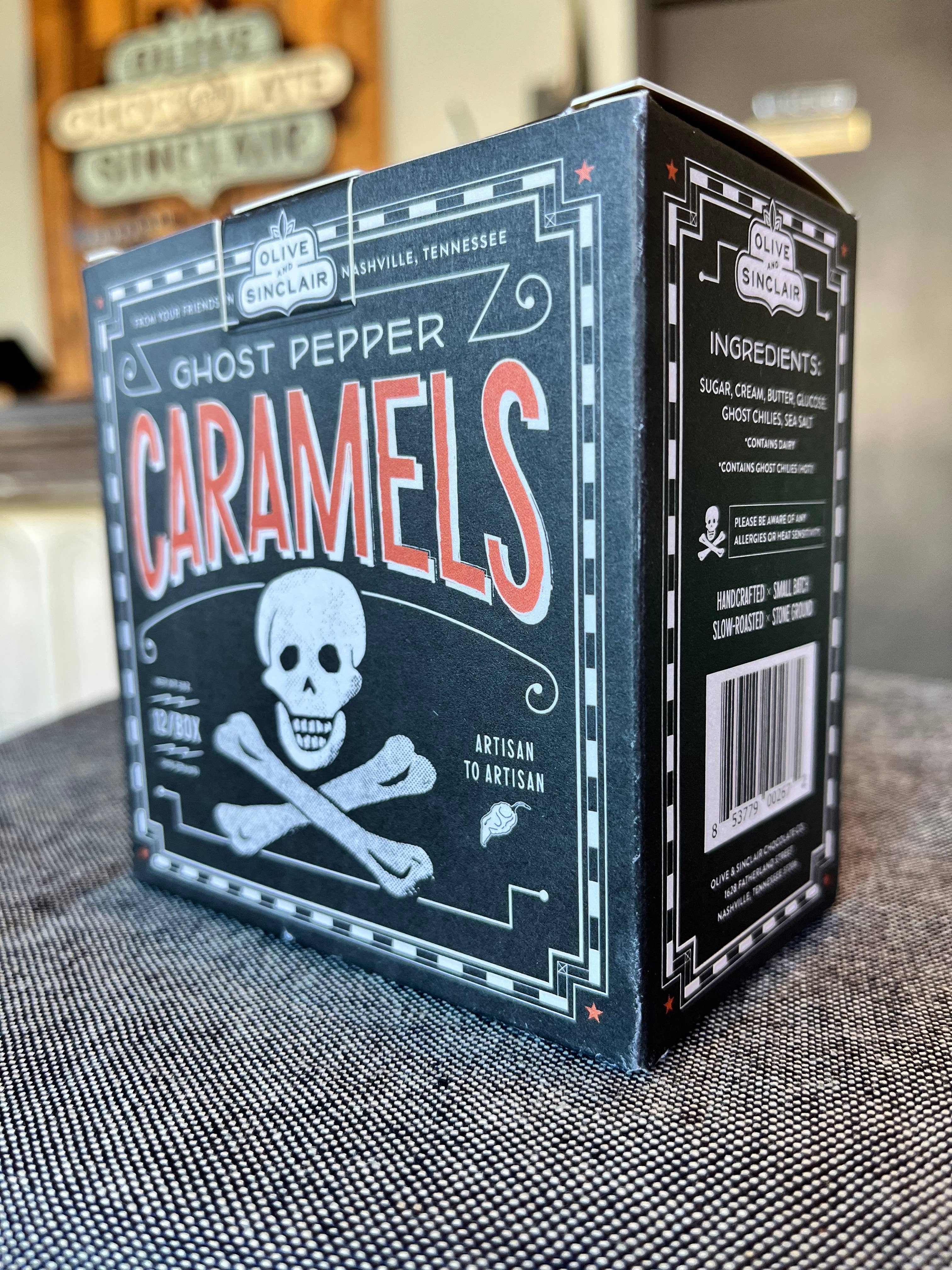 Olive & Sinclair Chocolate – wholesale Caramel – Ghost Pepper Caramel4