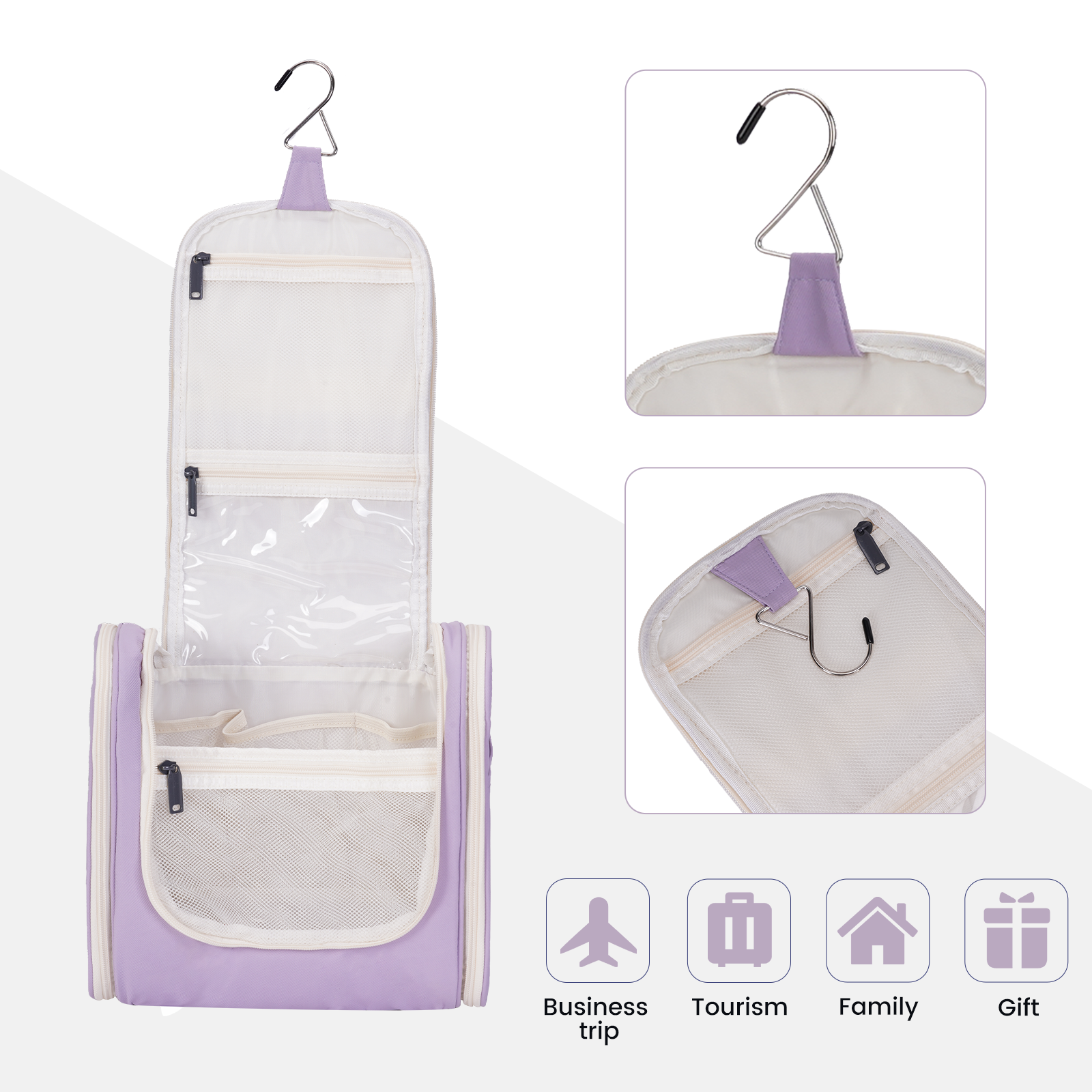 wandf - Wholesale Toiletry bag – women's - NW5126 Travel Toiletry Cosmetic Bag With Handle Women Gift116