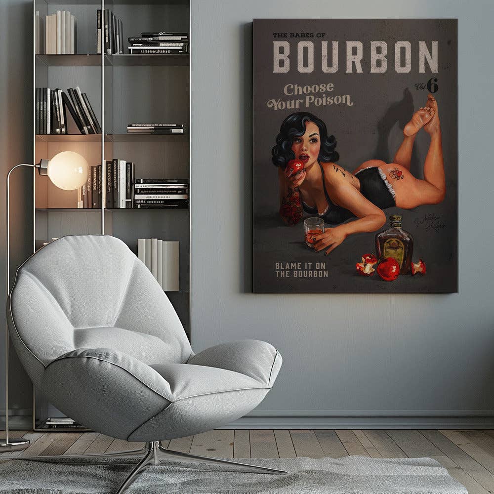 GTA ART - Wholesale Art Print - Wall art Babes of Bourbon Vol 6 Choose Your Poison Sexy Pinup4