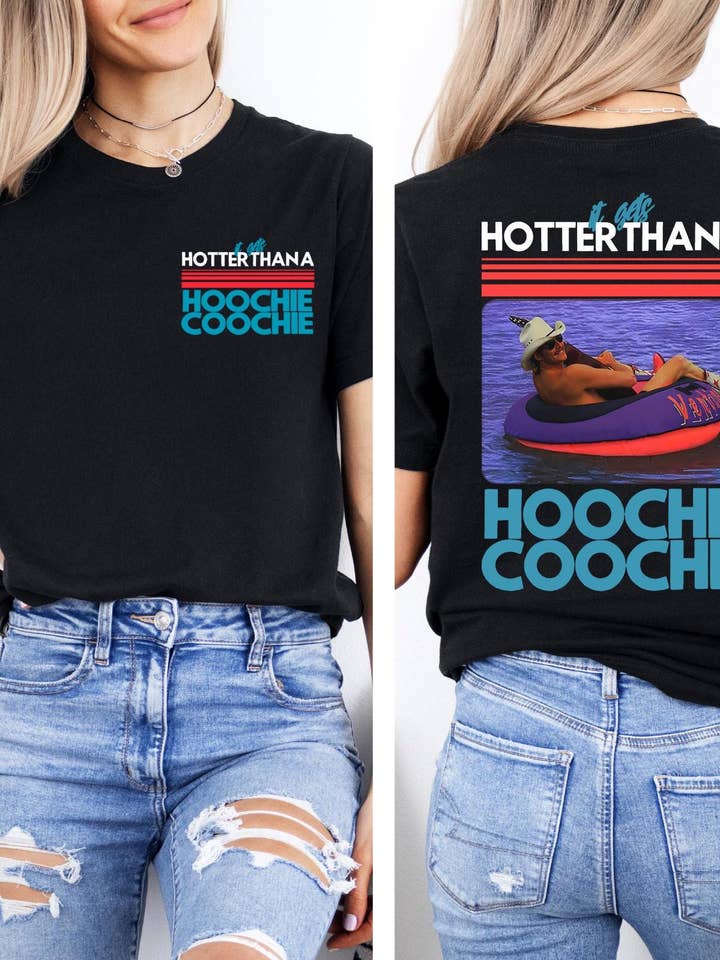 Varmere end en Hoochie Coochie T-shirt, Sommerferie T-shirt for engroshandel hos SONDO DESIGN LTD