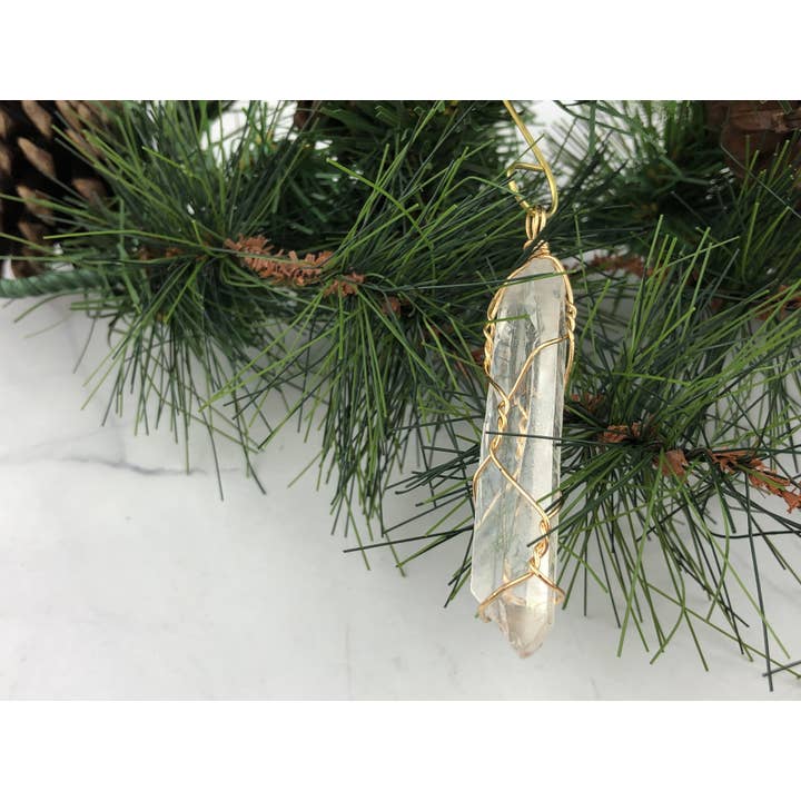 WonderLight Jewelry – Conjunto de ornamentos por atacado – Conjunto de Ornamento de Cristal 1pcs/4pcs - Quartzo Transparente/Clarity4