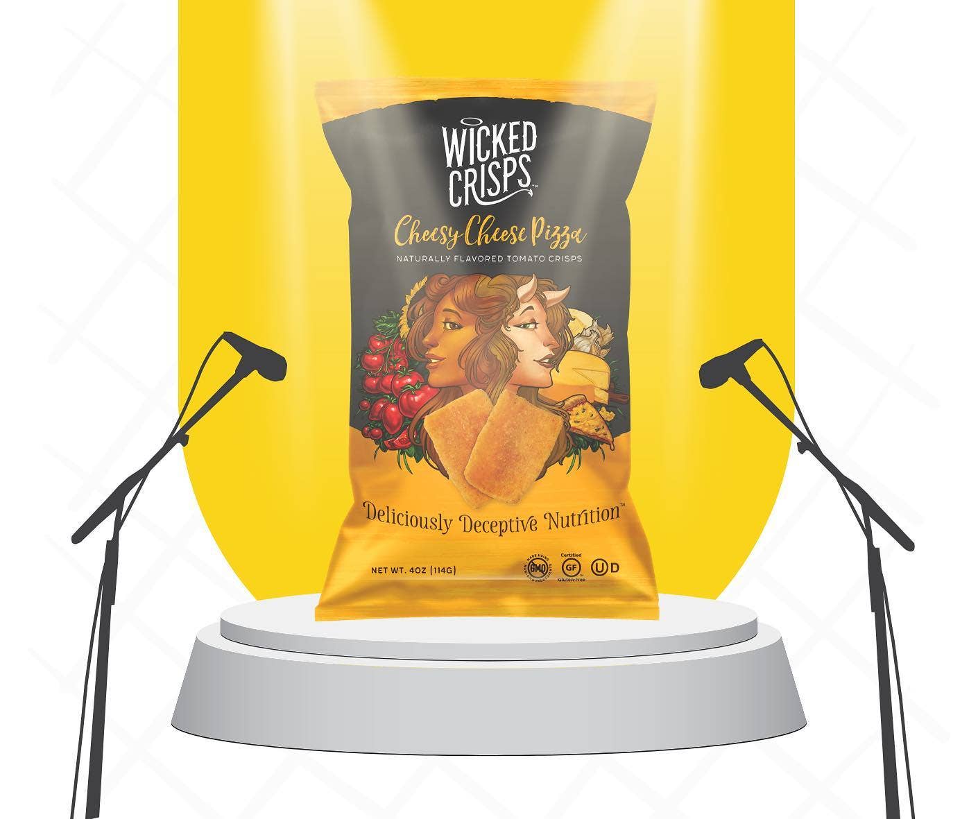 Wicked Crisps – Großhandel Chips – Wicked Crisps Cheesy Cheese Pizza Gemüsechips2