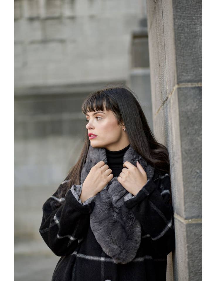 Laura Scarf In Very Soft Faux Fur for wholesale by ALINE