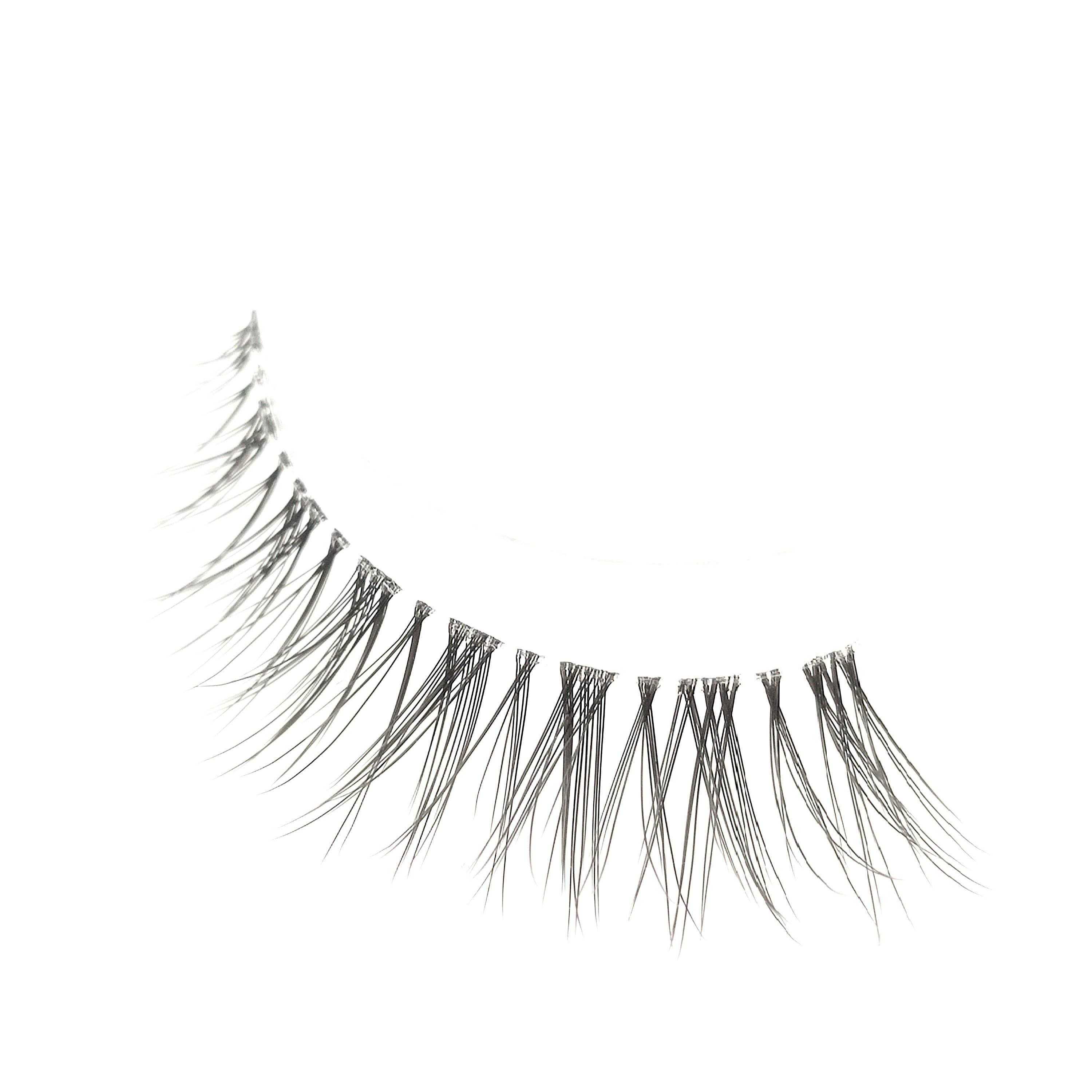 doe Beauty - Wholesale False/Fake Eyelashes - Crescent - Reusable 16 Wears Natural Clear Band Vegan Lashes4