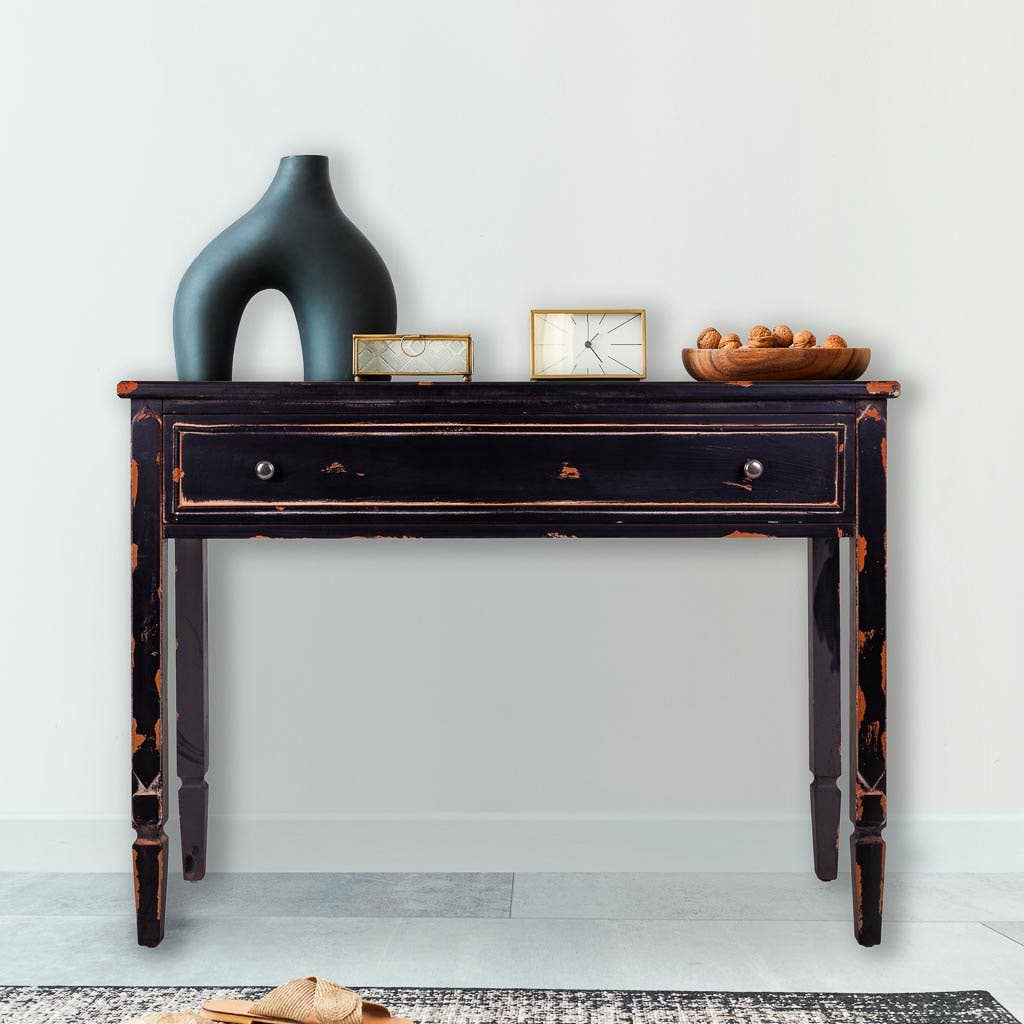 Creaciones Meng - Wholesale Console Table - WOODEN RECEIVER WITH 1 DRAWER 112x38x82h cm1