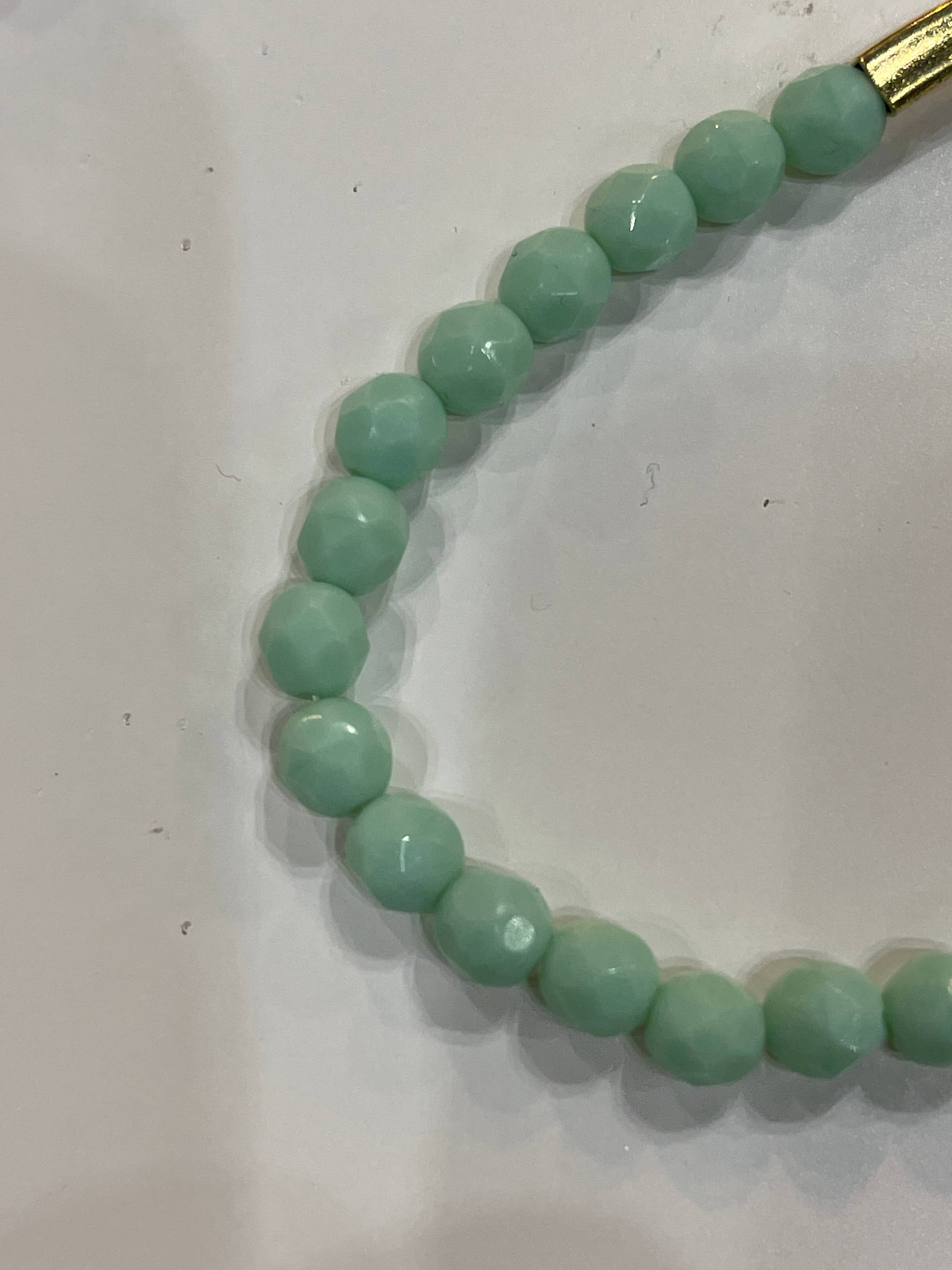 Nest Pretty Things - Wholesale Beaded Bracelet - Colorful Stretchy Bead Bracelets with Brass Tubes5