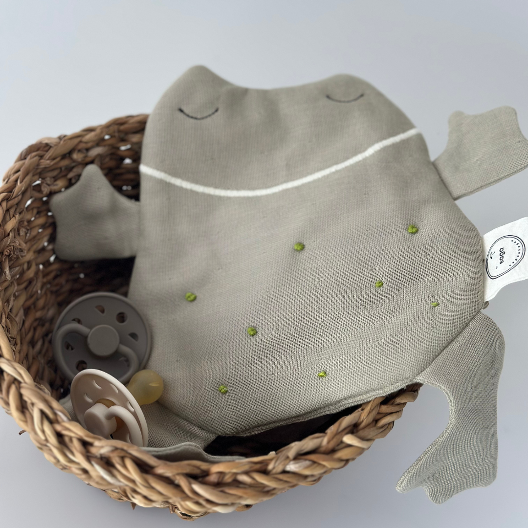 Saga Copenhagen - Wholesale Security/Cuddle Blanket - Baby - Cuddle Cloth - Organic Cotton - Sif - With Pacifier Strap1