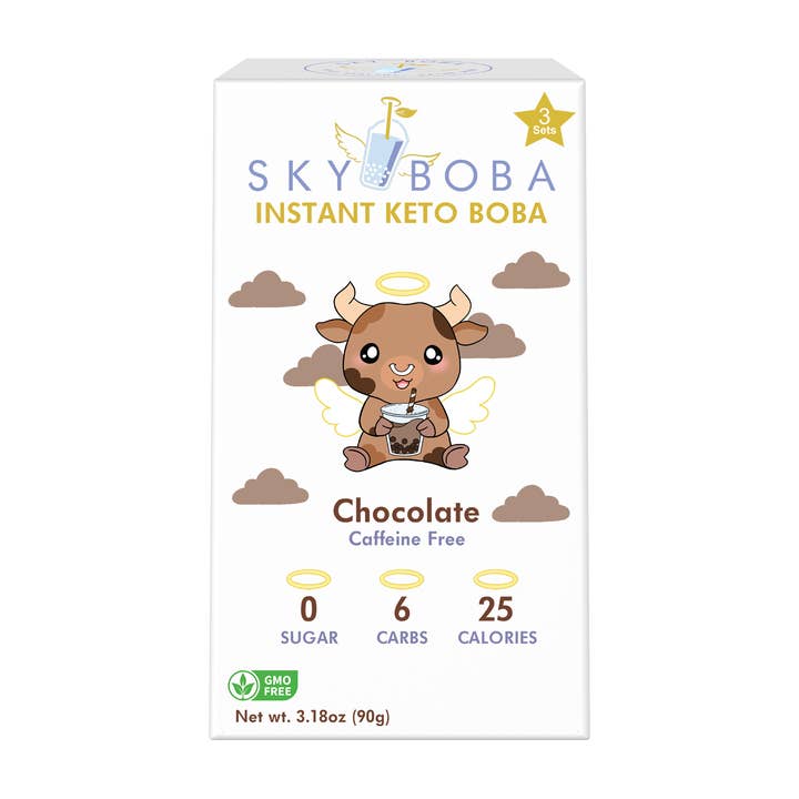 Keto Chocolate Boba (3-sets) for wholesale by Sky Boba