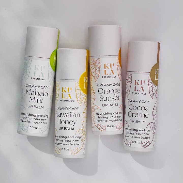 Kula Essentials - Wholesale Lip Balm - Hawaiian Honey Lip Balm - Creamy Locally Sourced Eco1