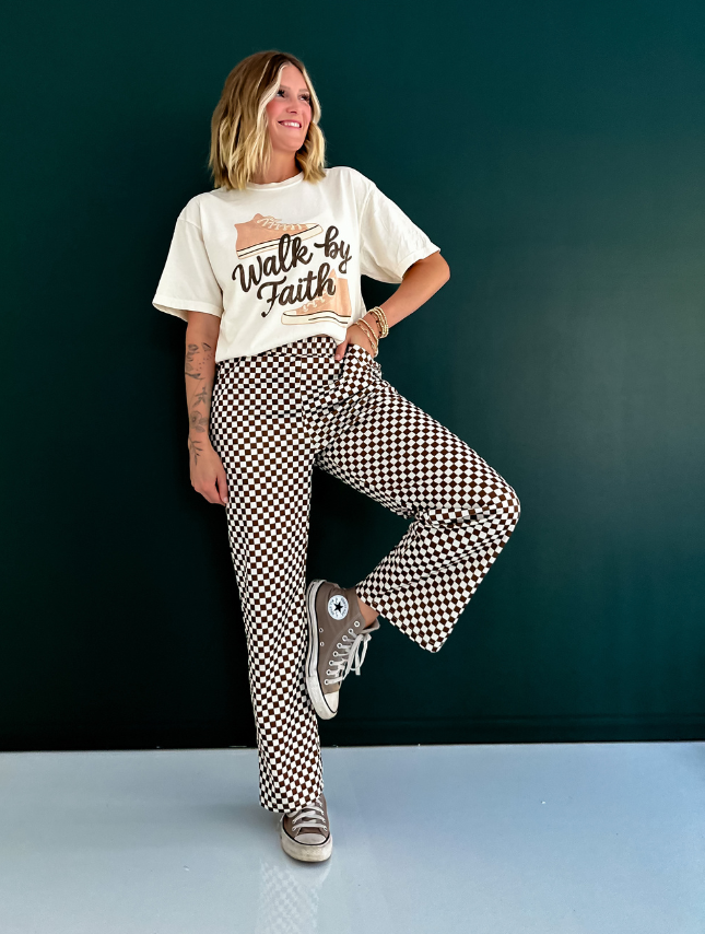 Ivory Faith Shoes Tee for wholesale on Faire1