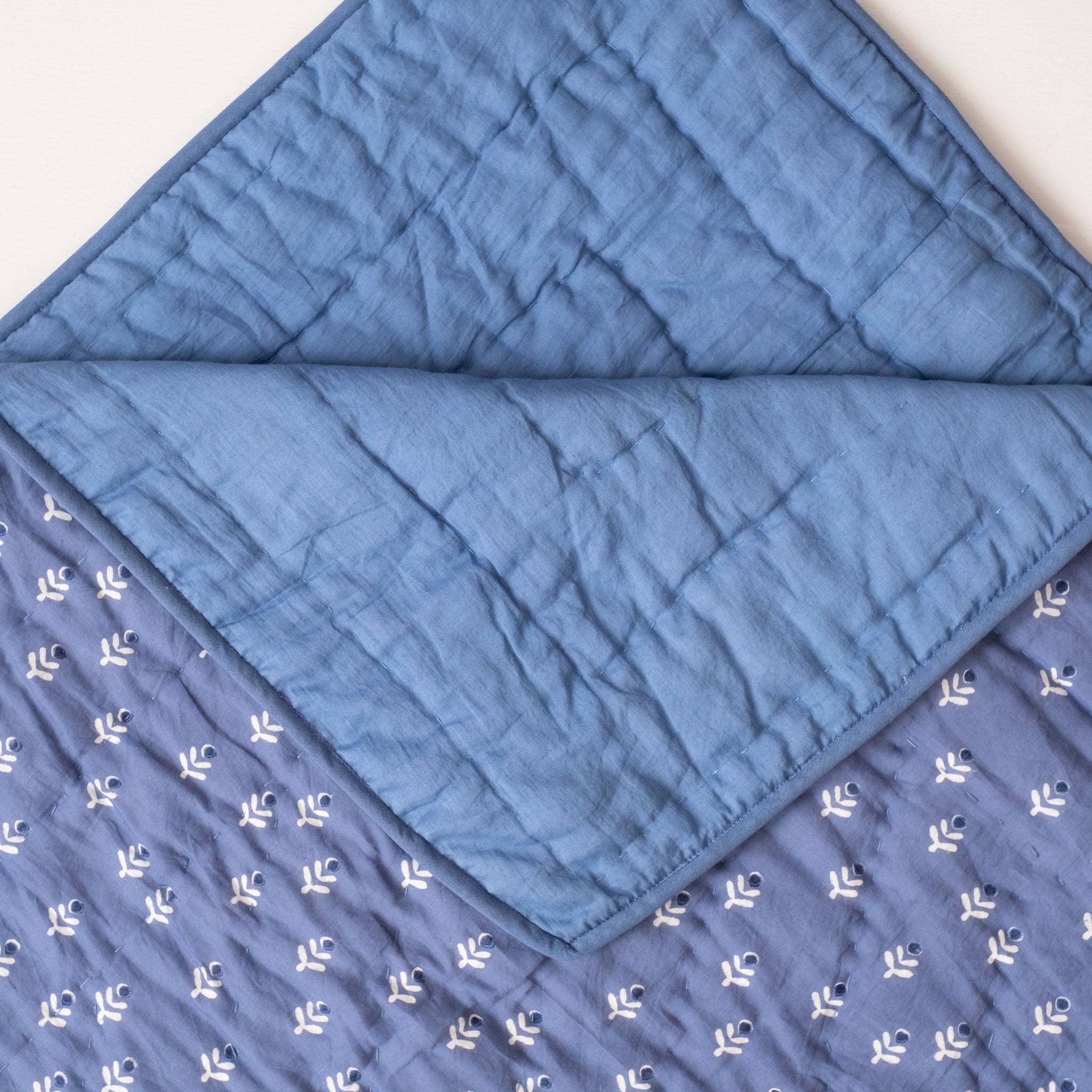 Graymarket Design - Vendita all'ingrosso Trapunta - Bambini e neonati - Tulipano Blu Piccolo Quilt2