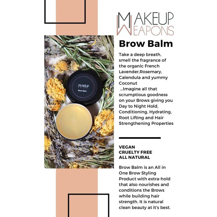 Makeup Weapons - Wholesale - Brow Balm Extra Hold and Conditioning 24/712