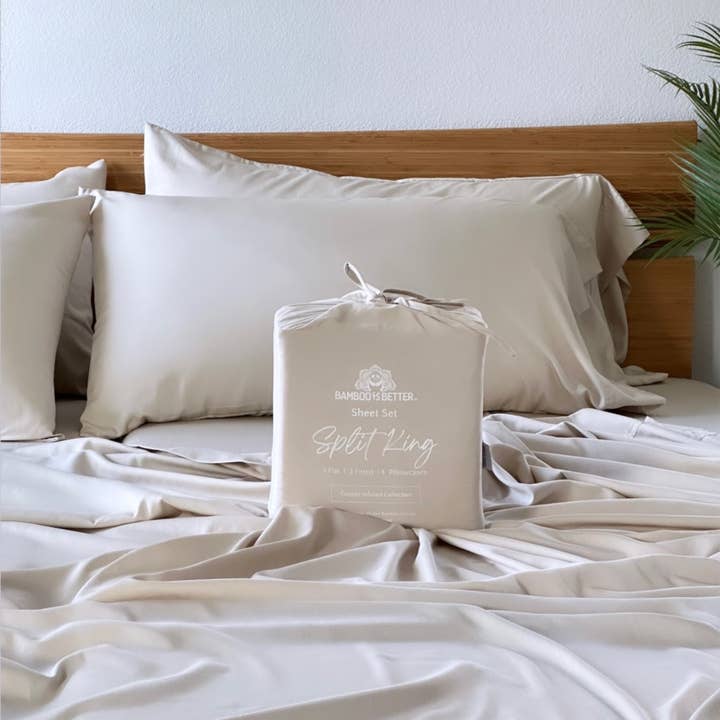 Bamboo Is Better - Wholesale Sheet Set - Copper Infused Bamboo Sheet Set - SUMMER SAND