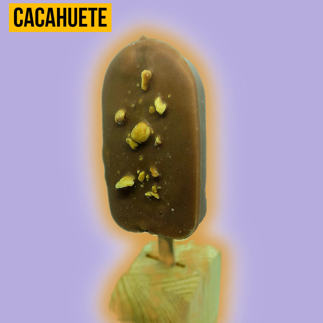 Banana Square - Wholesale Ice Cream/Sorbet - Peanut Glazed Stick - Organic and Vegan0