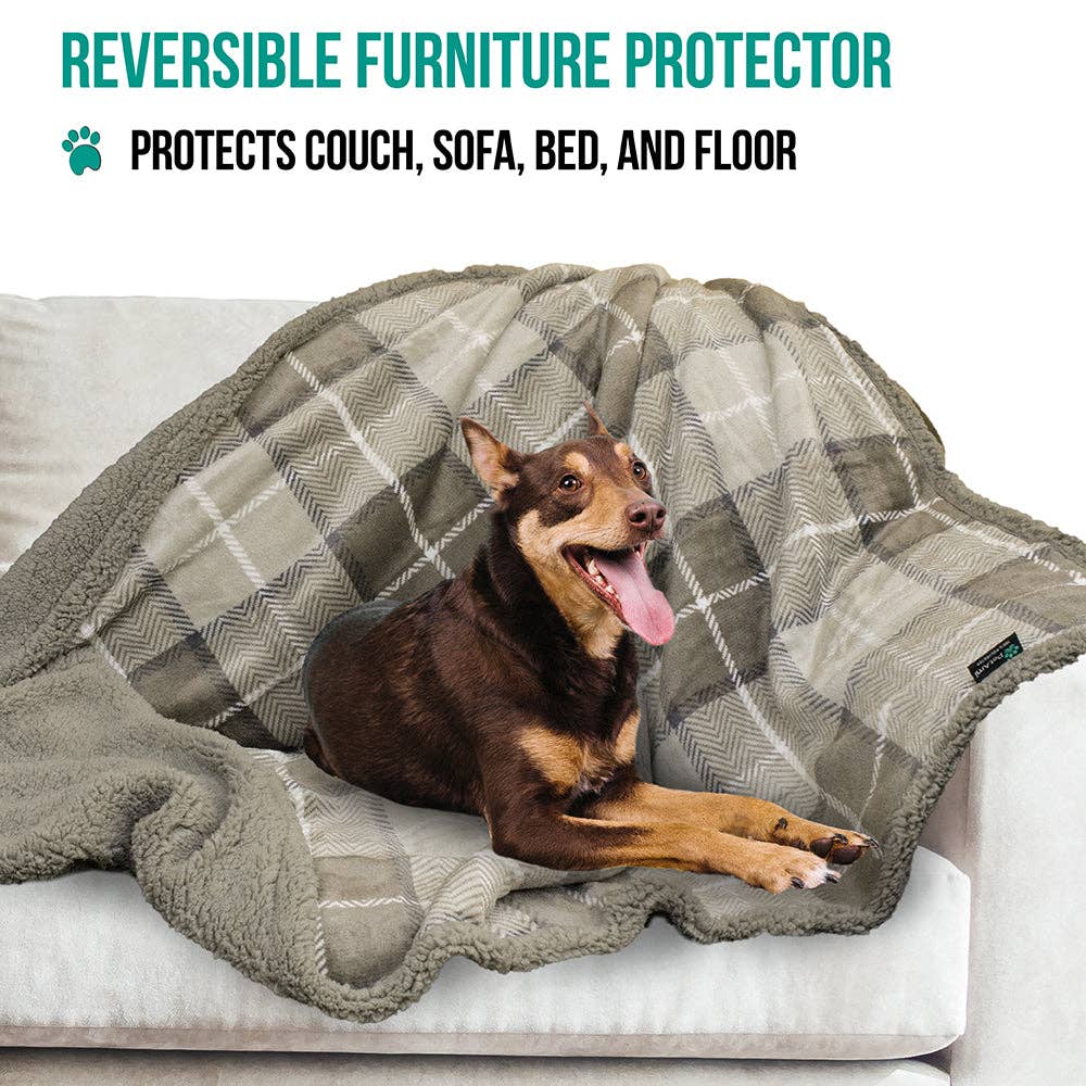 PetAmi - Vente Couverture – chat et chien - Couverture pour animaux en polaire réversible112