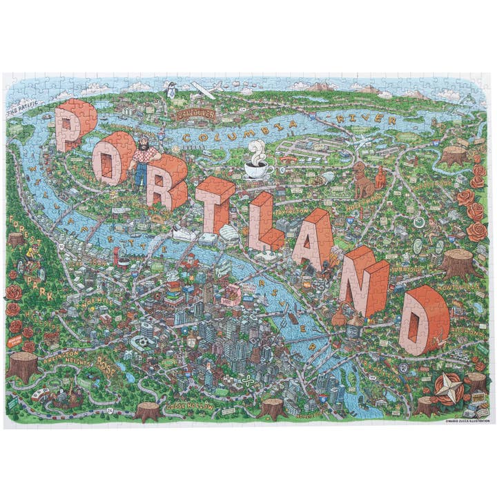 Birdie Puzzles - Wholesale Puzzle - Adult - Portland | 1,000 Piece Puzzle1