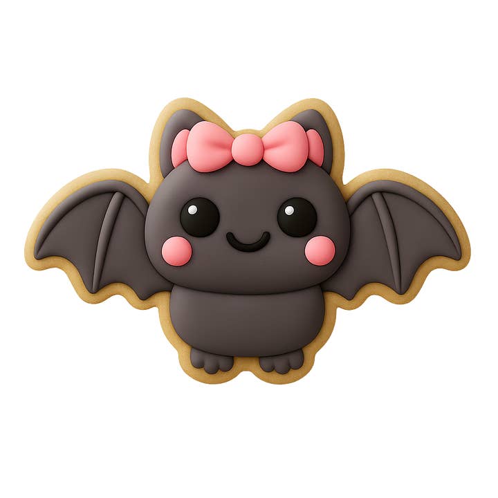 CookieCutter.com - Wholesale Cookie Cutter - Cute Bat Cookie Cutter 3.5 in B20312
