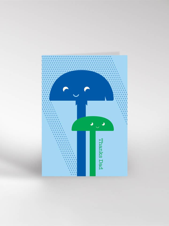 373 Thanks Dad Card for wholesale by Dicky Bird