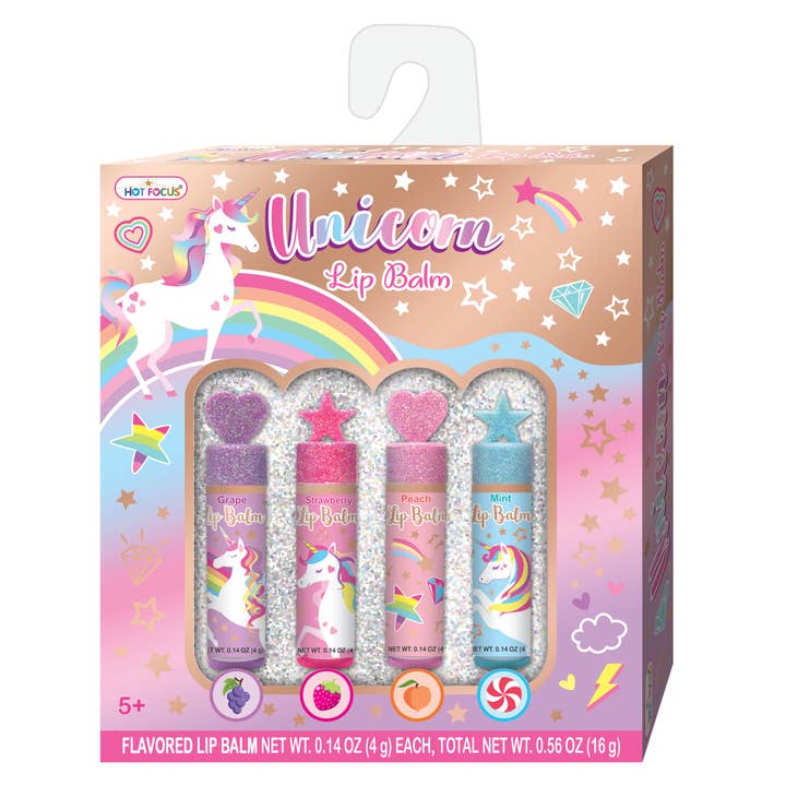 Hot Focus, Inc. - Wholesale Lip Balm Set - Unicorn Lip Balm
