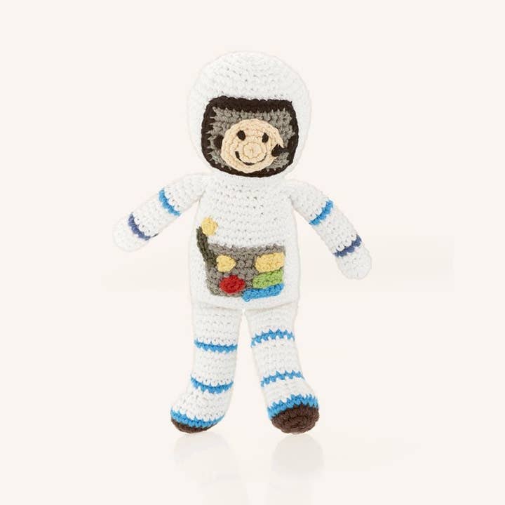 Spaceman Rattle for wholesale by PebbleChild USA