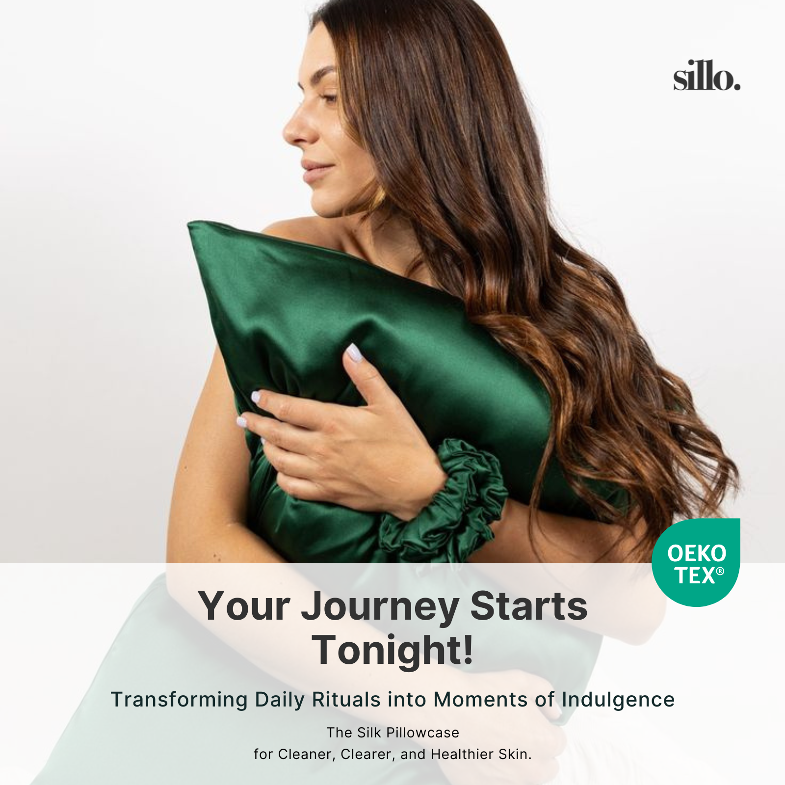 Sillo. – Großhandel Kopfkissenbezug – Sillo Seidenkissenbezüge (Queen) - 2er-Pack + Waschbeutel - Anti-Akne6