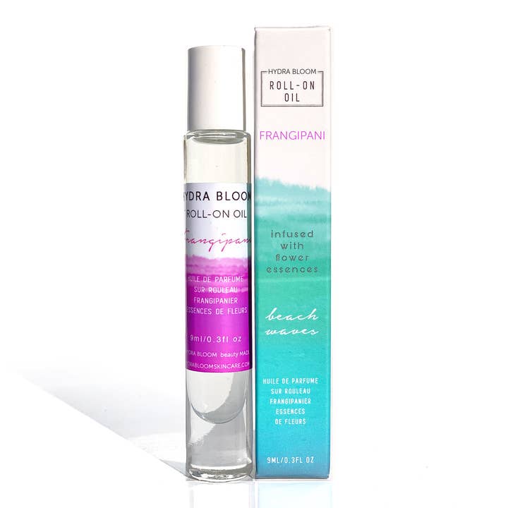 Lucy B's + HYDRA BLOOM - Wholesale Roll-On Fragrance - Pink Frangipani Beach Waves Roll On Oil