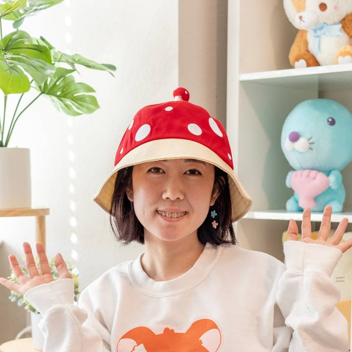 Mushroom Bucket Hat for engroshandel hos mintandapple