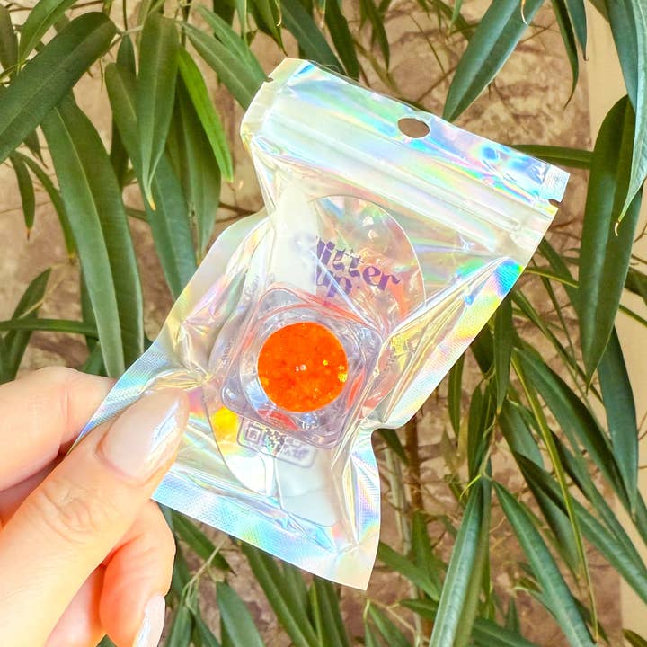 Glitter Up Showstopper Sparkle Orange Face Glitter for wholesale by Rahya Jewelry Design