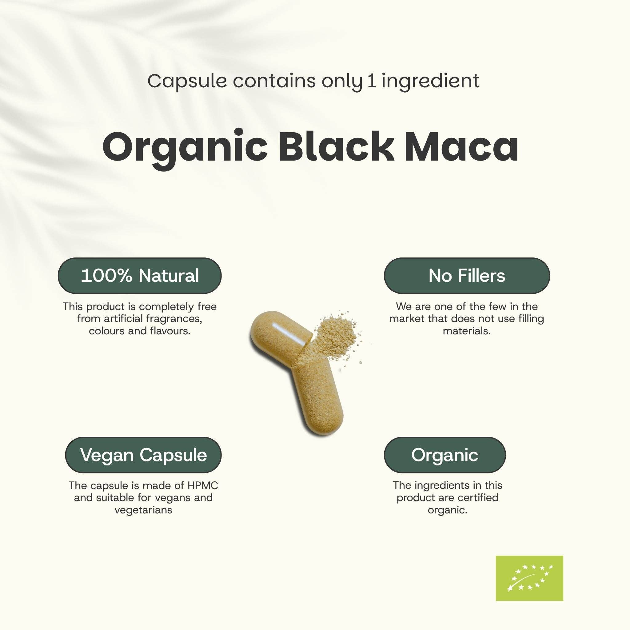 Cupplement b.v. - Vente Supplément oral/vitamine - Gélules de Maca Noire 500mg Bio 100 Gélules2