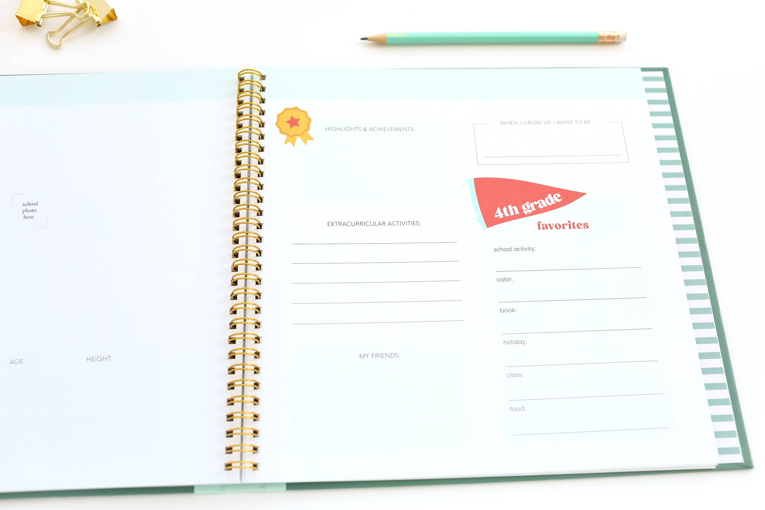 Paper Peony Press - Wholesale Memory Book - Kids & Baby - The School Years Memory Book: A Timeless School Memory Book1