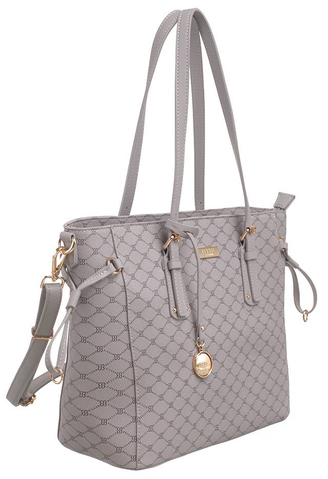 Bessie London - Wholesale Shoulder Bag - Women's - MONOGRAM 2 IN 1 SHOULDER BAG6