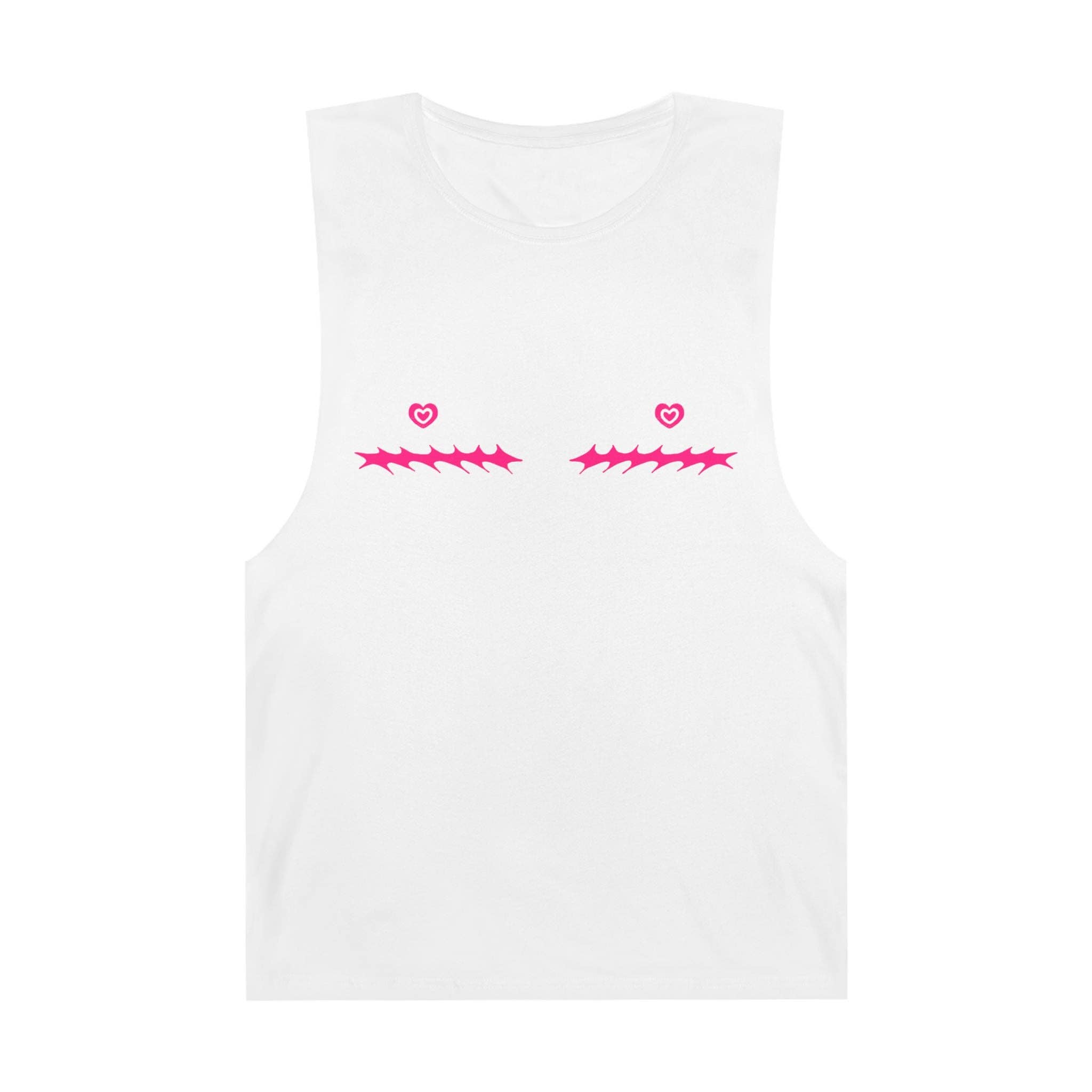 SoftBoysClub - Wholesale Tank Top - Men's - Heart Nipple Top Surgery Scars Tank Top3