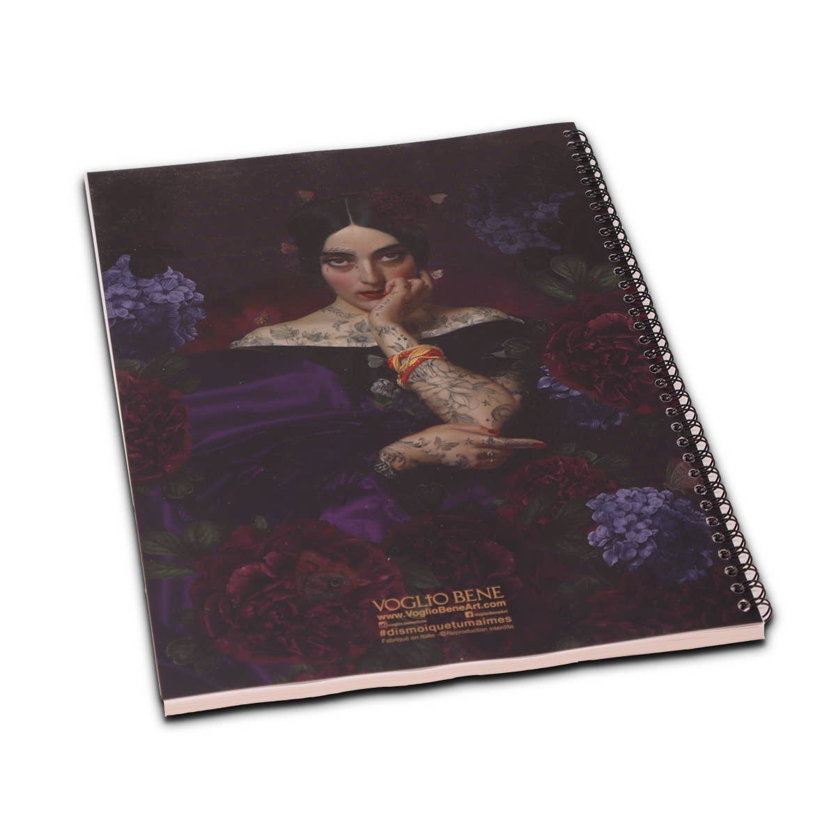 Voglio Bene - Wholesale Notebook - A4 SPIRAL NOTEBOOK CLEMENTINE 30 PAGES1
