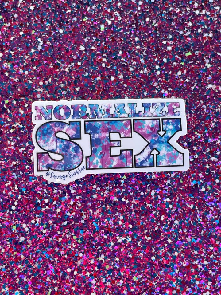 Seks normaliseren - Sticker voor wholesale door Savage Sins