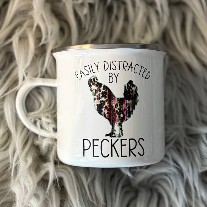 Easily Distracted by peckers Mug for wholesale by Antisocial Designs