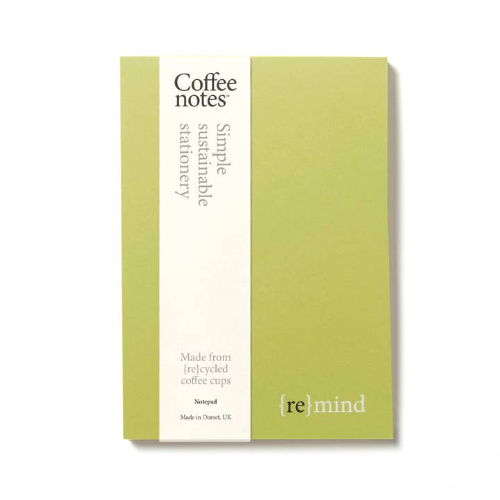 Coffeenotes - Wholesale Notepad - Pistachio Organiser Pad