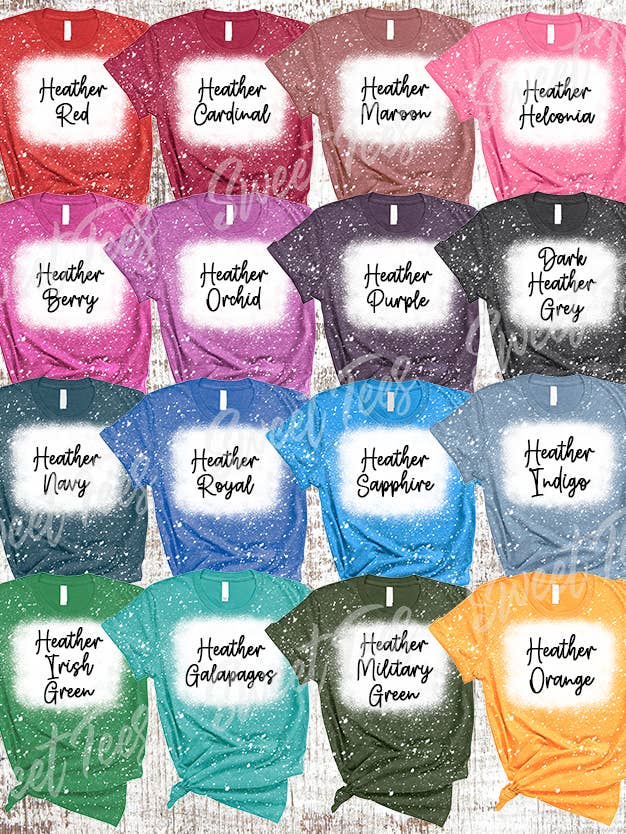 Sublimation Blank Shirts BLANK Bleached Tee Shirts Square and other Purchase Wholesale blank tshirts for printing. Free Returns & Net 60 Terms on Faire trending on Faire.