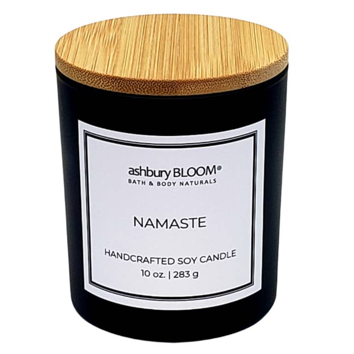 Vela de cera de soja Namaste, 10 onzas para venta al por mayor de Ashbury Bloom