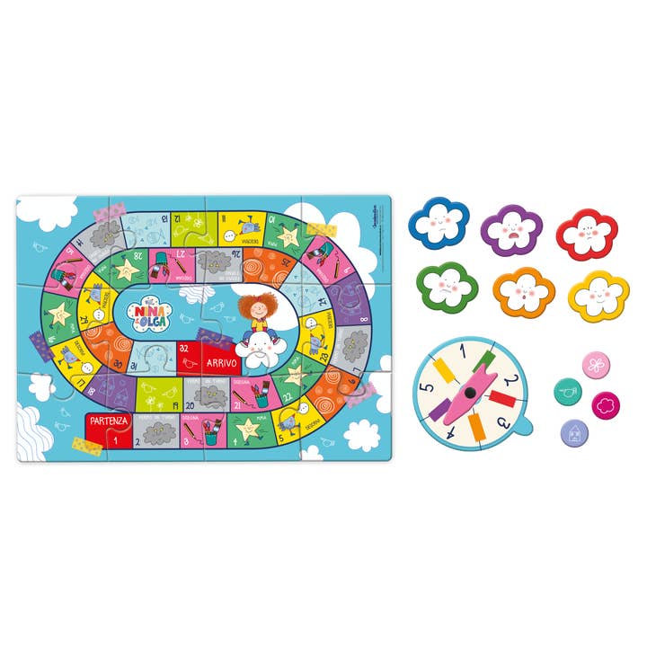 Educational srl - Vente Livre pour enfants de maternelle (de 3 à 5 ans) - Livre-jeu en italien - De quelle couleur est le bonheur ? Nina2