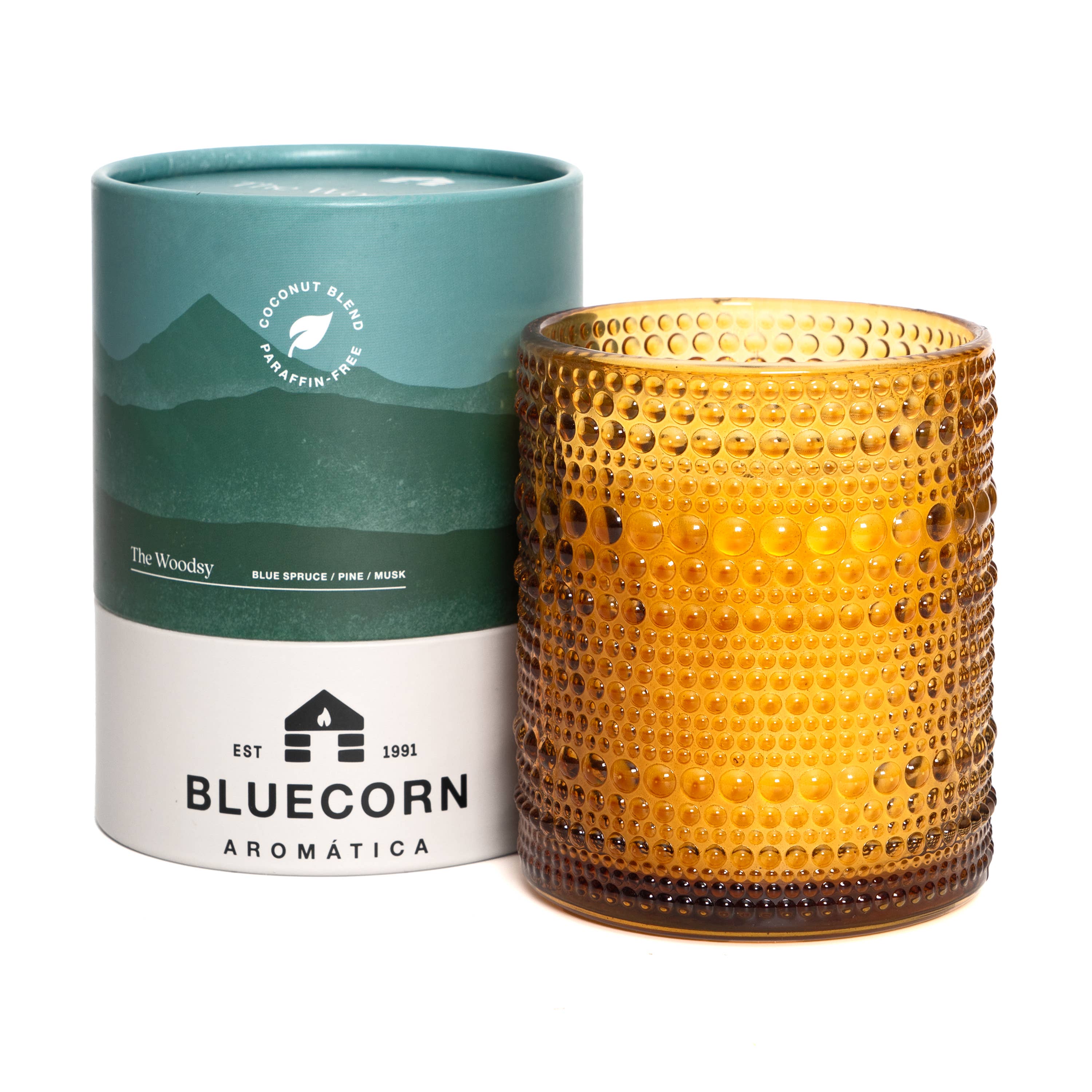 Bluecorn Candles - Wholesale Jar/Filled Candle - Woodsy Pine Scented Candle – Vegan Coconut Wax & Clean Fragrance3