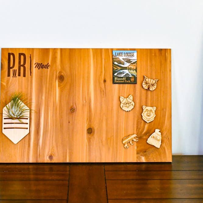 PRW Made - Wholesale Magnet Board - Wooden Magnetic Board – 18″×20″, Minimal Frame (Made to Order)