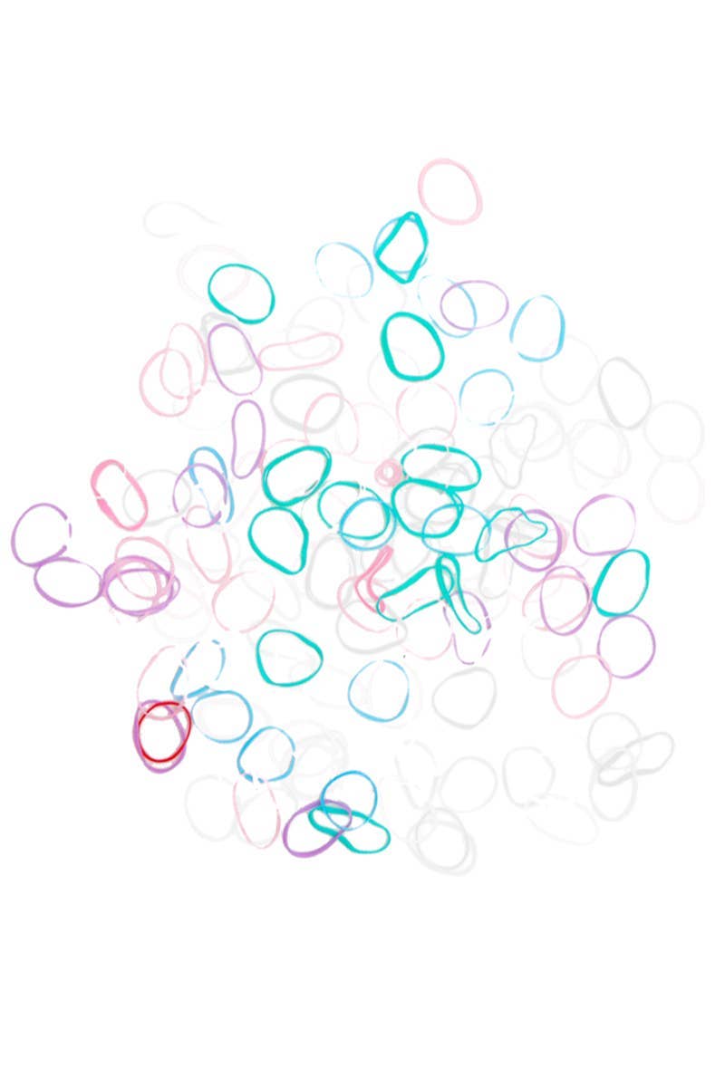 ASSORTED Mini Elastic Rubber Band Hair Ties - 60 tubes for wholesale on Faire1