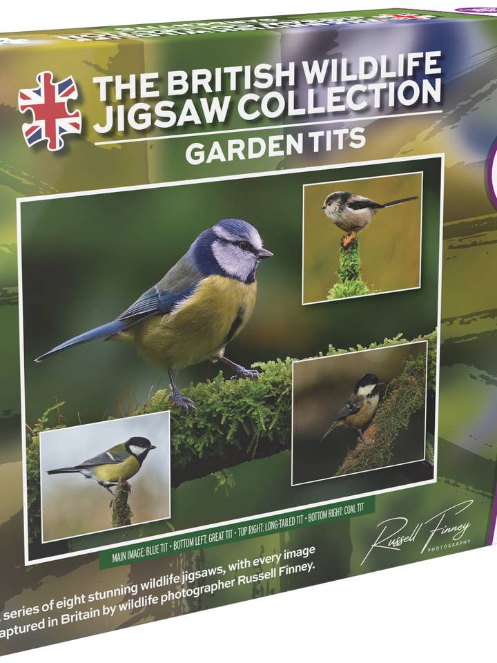 BRITISH WILDLIFE SERIES GARDEN TITS 500 PIECE Jigsaw for wholesale by Go on make me