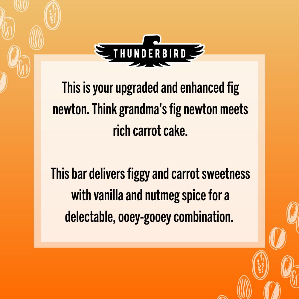 Thunderbird Real Food Bars - Wholesale Snack Bar - Cashew Fig Carrot2