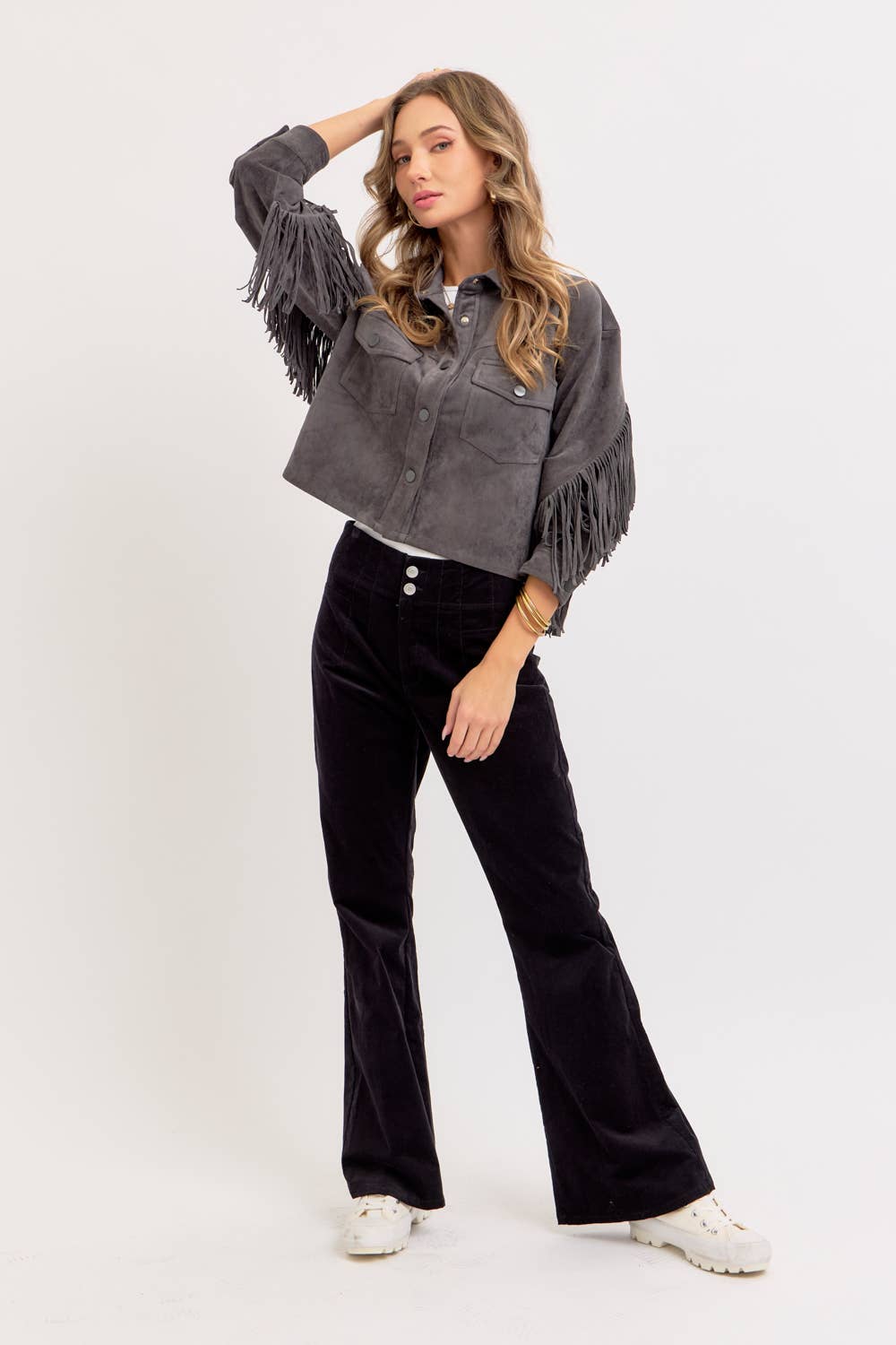 Sweet Lovely by Jen – Großhandel Hemdjacke/Shacket – Damen – Western-inspirierte Wildleder-Shacket53