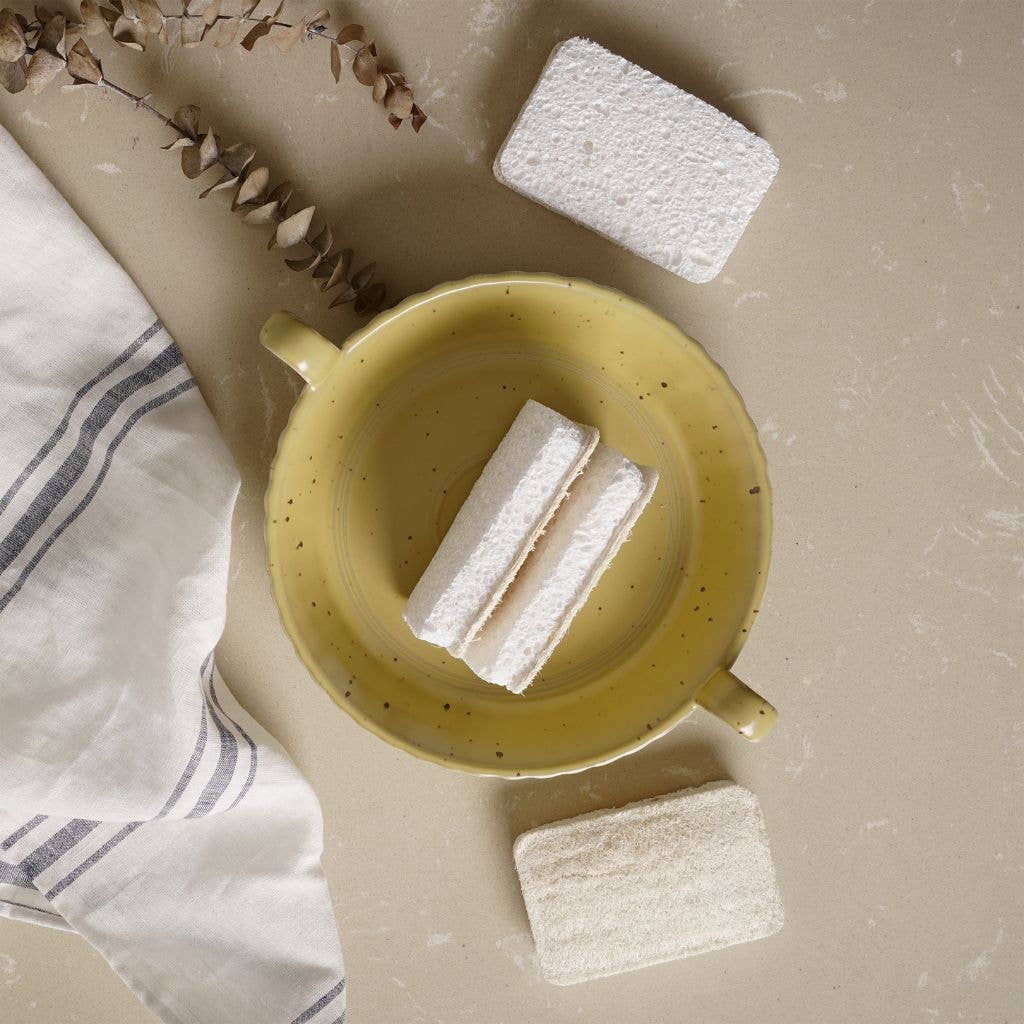 Jungle Culture - Vente Éponges de nettoyage - Éponges Écologiques pour Vaisselle | Lot de 4 Éponges Multifonctions5