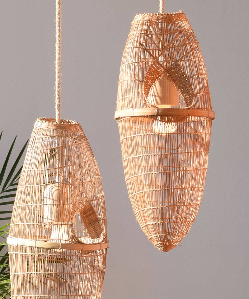 Lanna Passa - Vendita all'ingrosso Lampadario/lampada a sospensione - Lampada a sospensione in bambù Woven Cocoon7